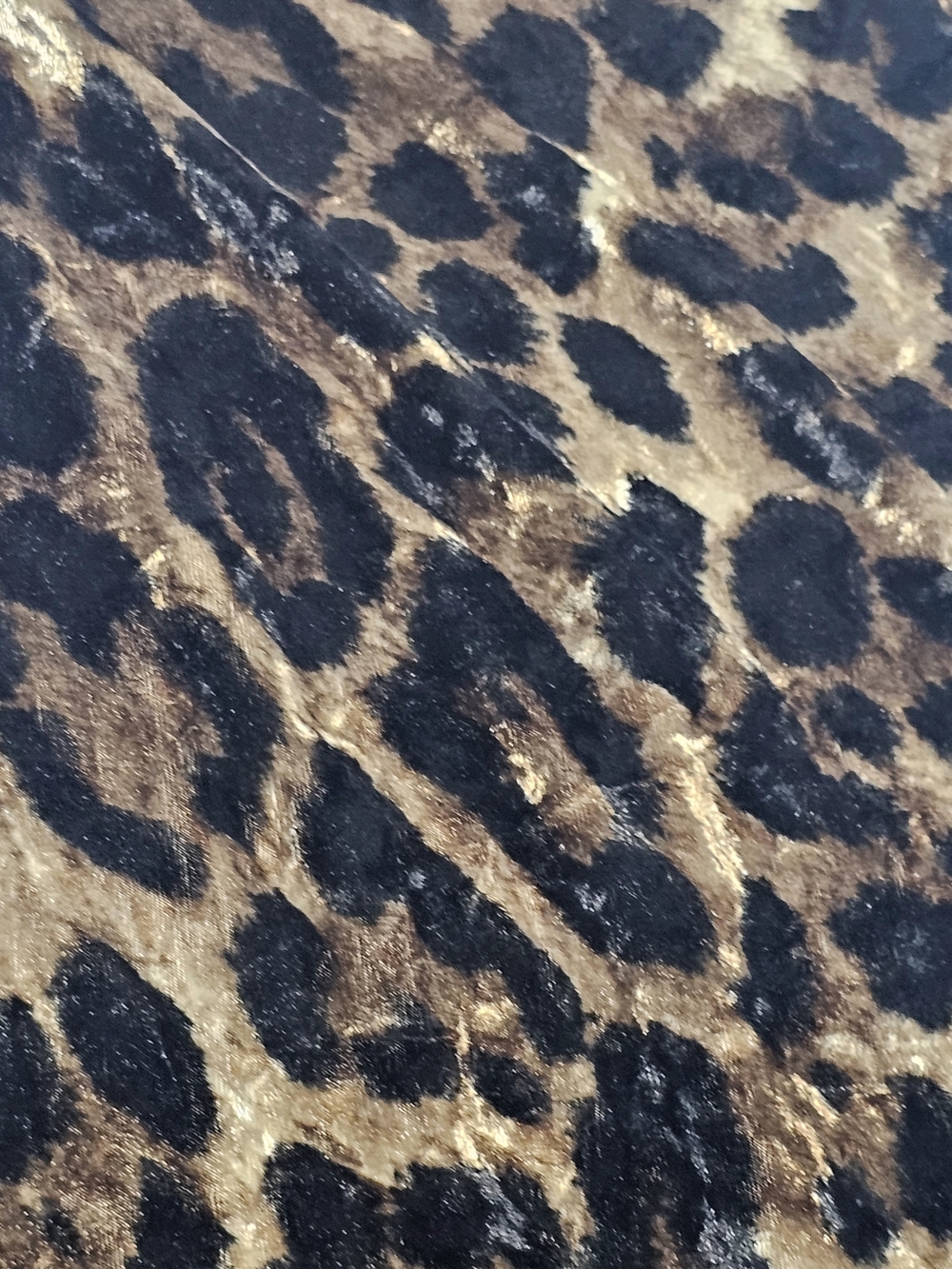 Y2K Akira Leopard Bodycon Size M Mini Dress Velvet Animal Print Whimi Cowl Neck - Picture 11 of 12